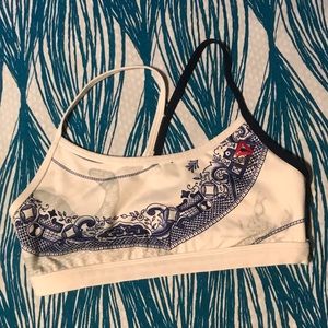 Reebok sports bra; crossfit